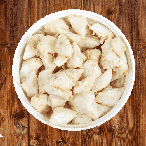 jumbo lump crab meat on table