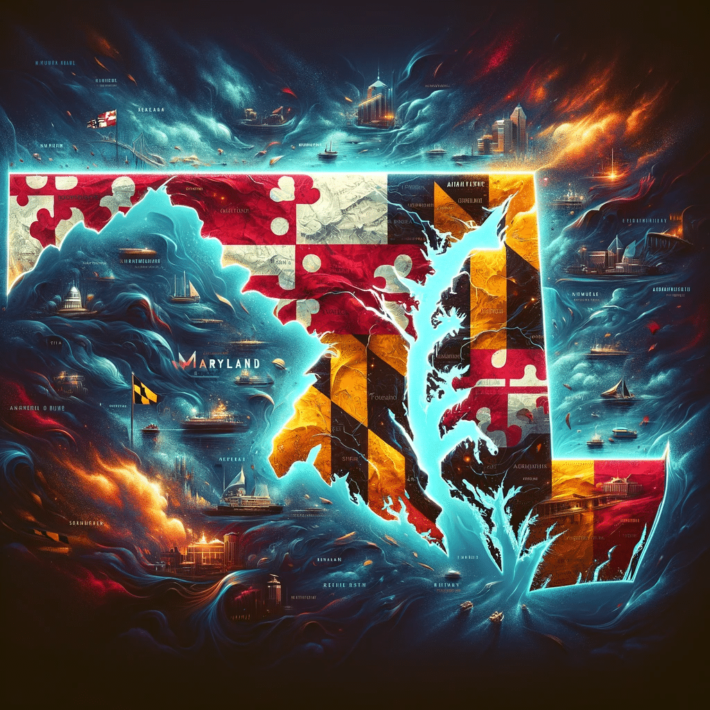 maryland map